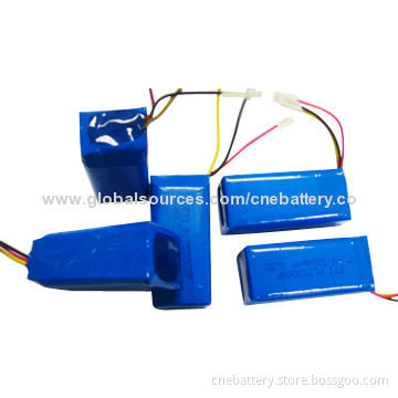 7.4V/10,000mAh Rechargeable Lithium Polymer Battery with Lighter Weight and Smaller Size